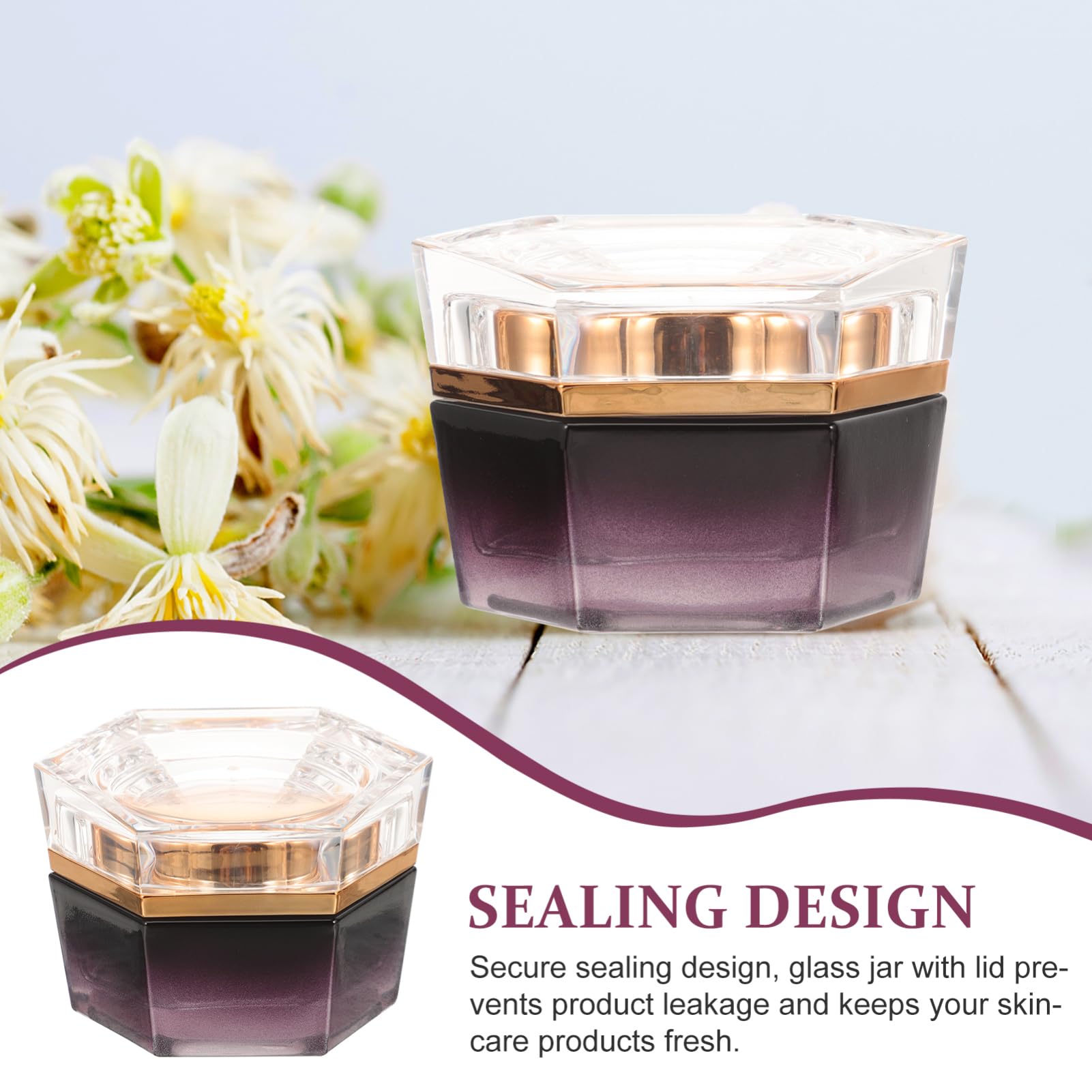 FOMIYES durable glass skincare container withstands daily use during trips