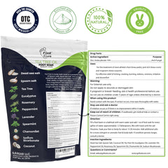 FOOT CURE epsom salt foot soak supports smooth skin and gentle exfoliation