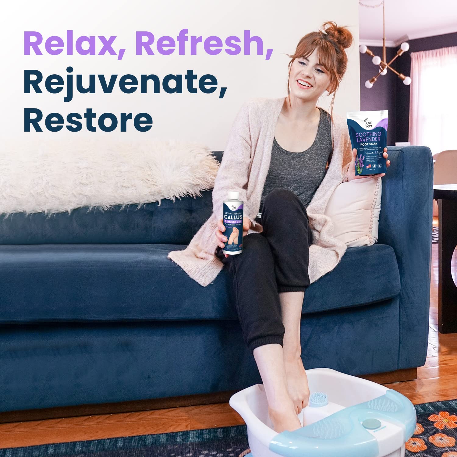 FOOT CURE Foot Odor Elimination image showcasing a fresh-feet outcome after use.