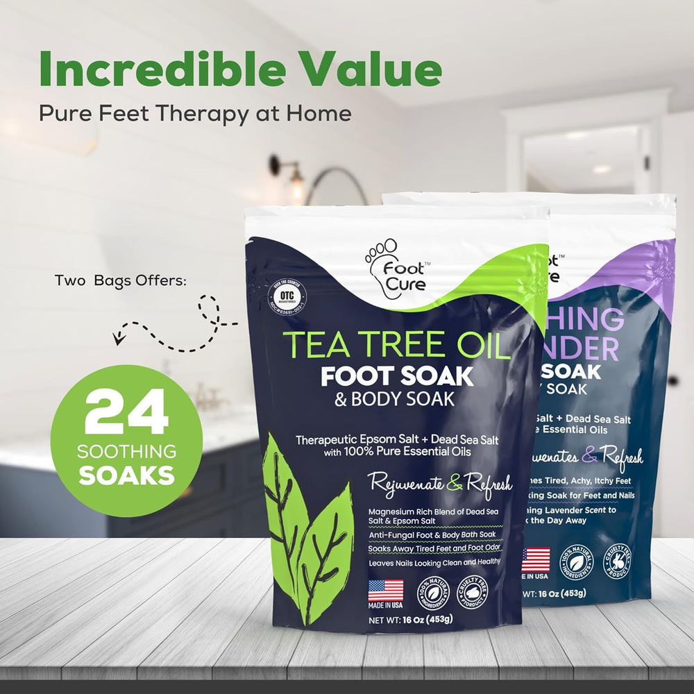 FOOT CURE softening calluses foot bath helps prepare for comfortable wear