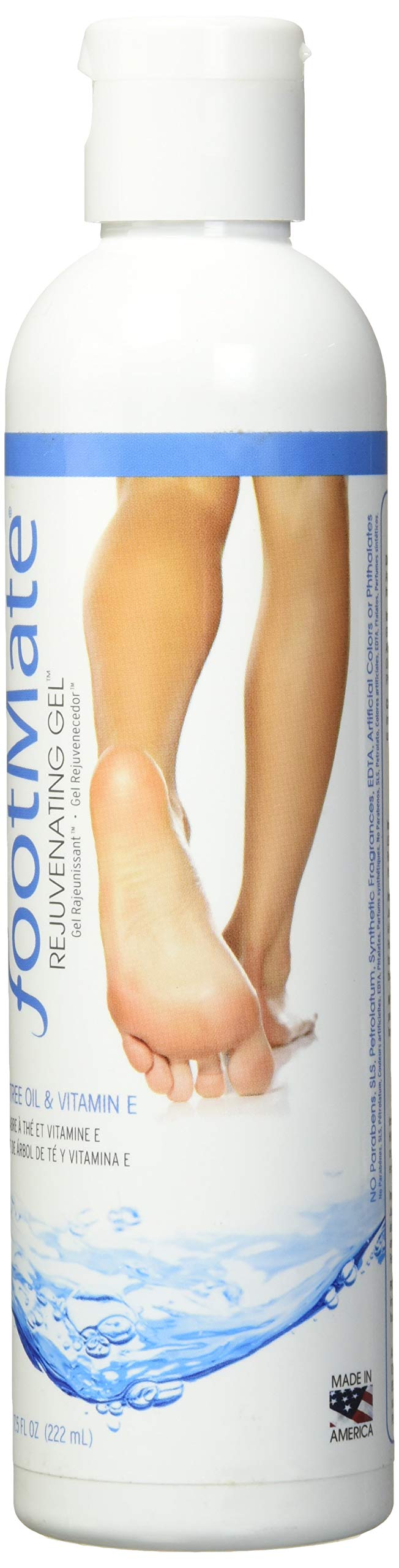 FootMate Rejuvenating Gel bottle close-up highlighting daily foot care
