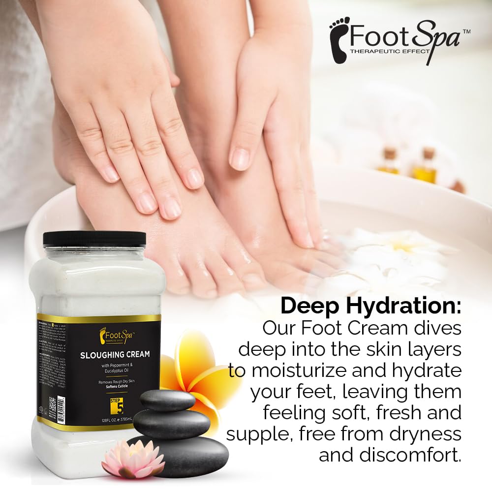 FootSpa 128oz large bottle for long-term foot care at home