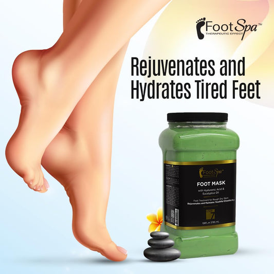 FootSpa Cream Mask hyaluronic acid formula for soft, refreshed skin