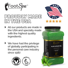 FootSpa manicure-pedicure exfoliation prep for at-home routines.
