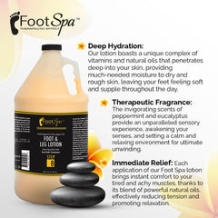 FootSpa sulfate-free and cruelty-free formula suitable for sensitive skin