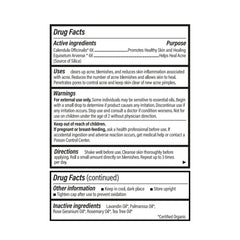 Forces of Nature acne-rollerball clear formula dries quickly without residue
