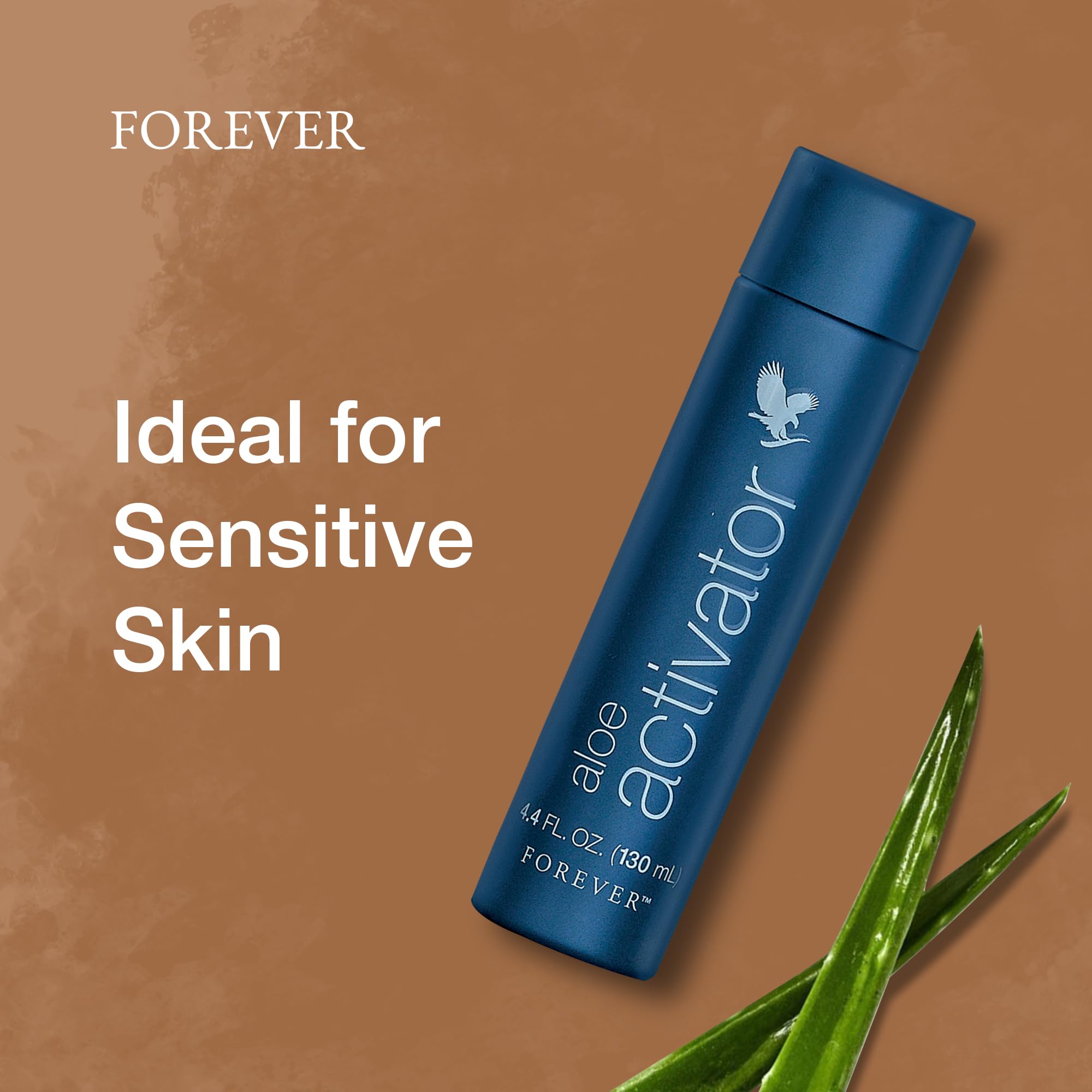 Forever Living Aloe Activator packaging highlighting vegan and gluten-free formula