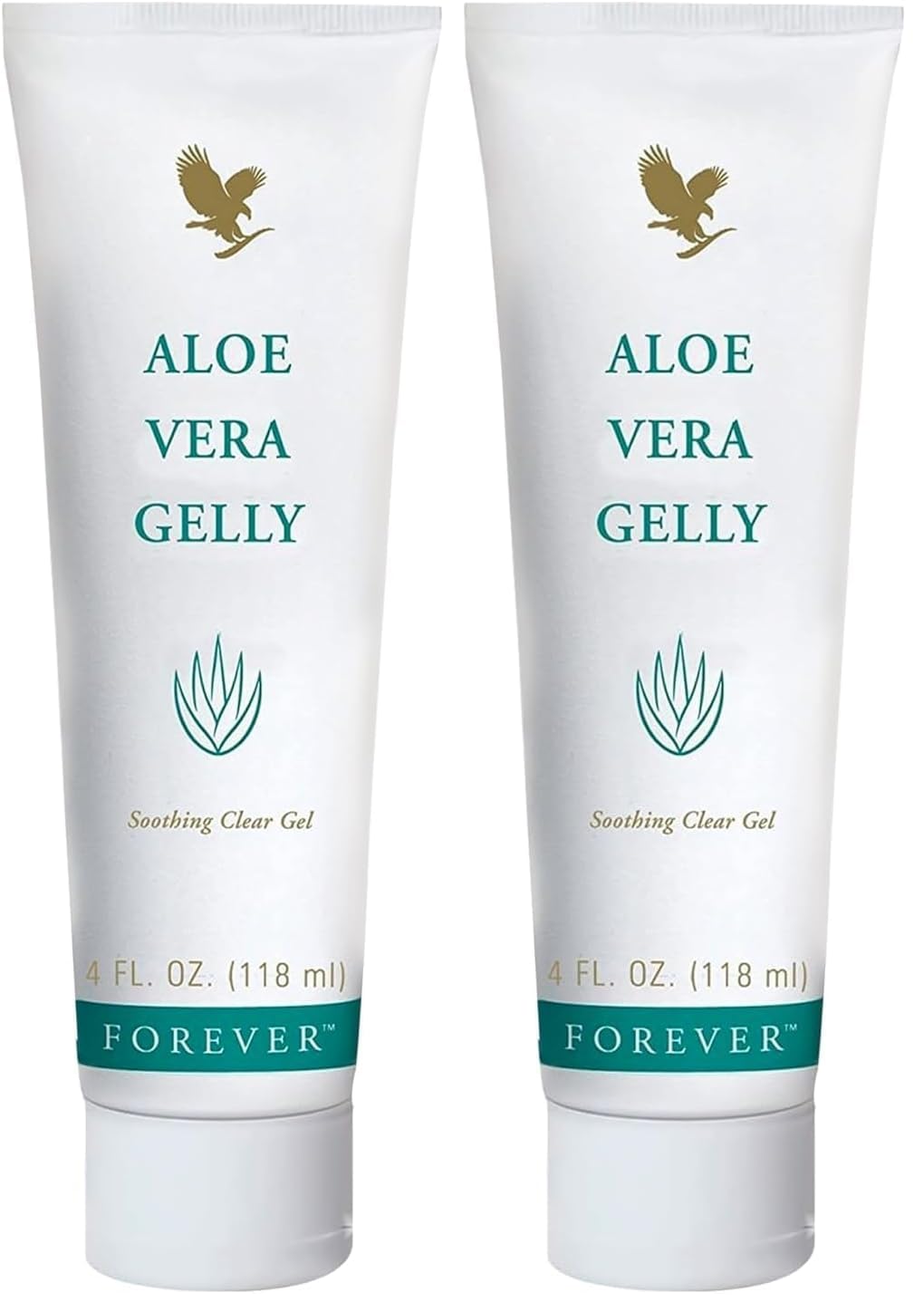 Forever Living Aloe Vera Gelly pack of 2 bottles for gentle skin hydration