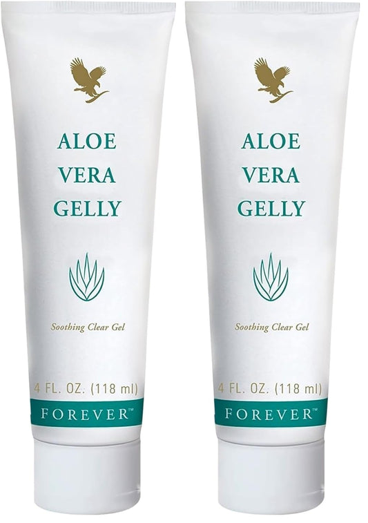 Forever Living Aloe Vera Gelly pack of 2 bottles for gentle skin hydration