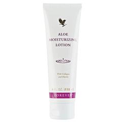Forever Living Aloe Moisturizing Lotion bottle front for deep hydration