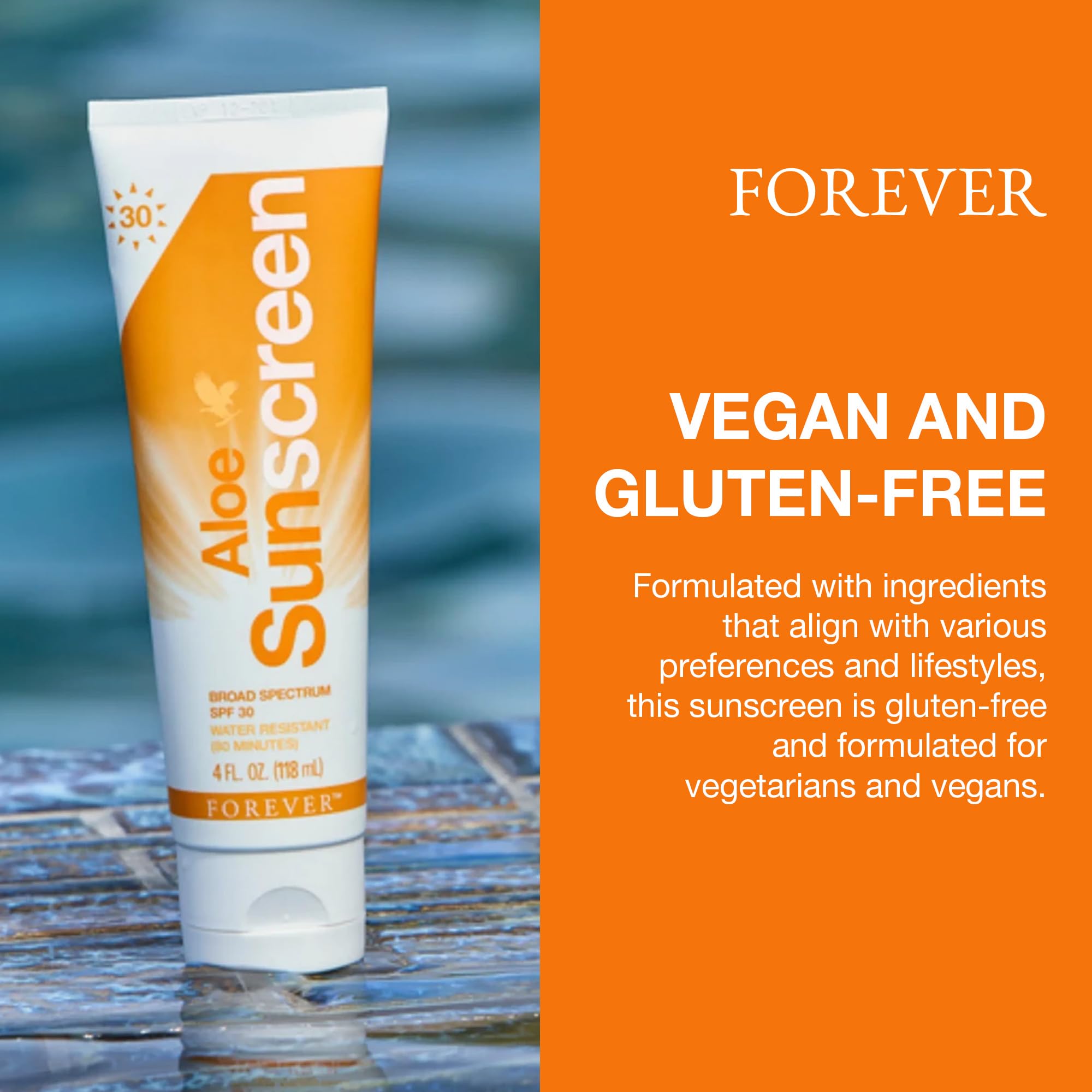 Forever Living Aloe Sunscreen SPF 30 pack two bottles showcases value for family outdoor protection