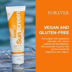 Forever Living Aloe Sunscreen SPF 30 pack two bottles showcases value for family outdoor protection