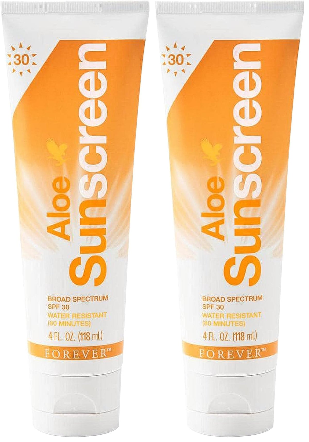 Forever Living Aloe Sunscreen SPF 30 bottle provides broad spectrum protection for sunny outdoor days