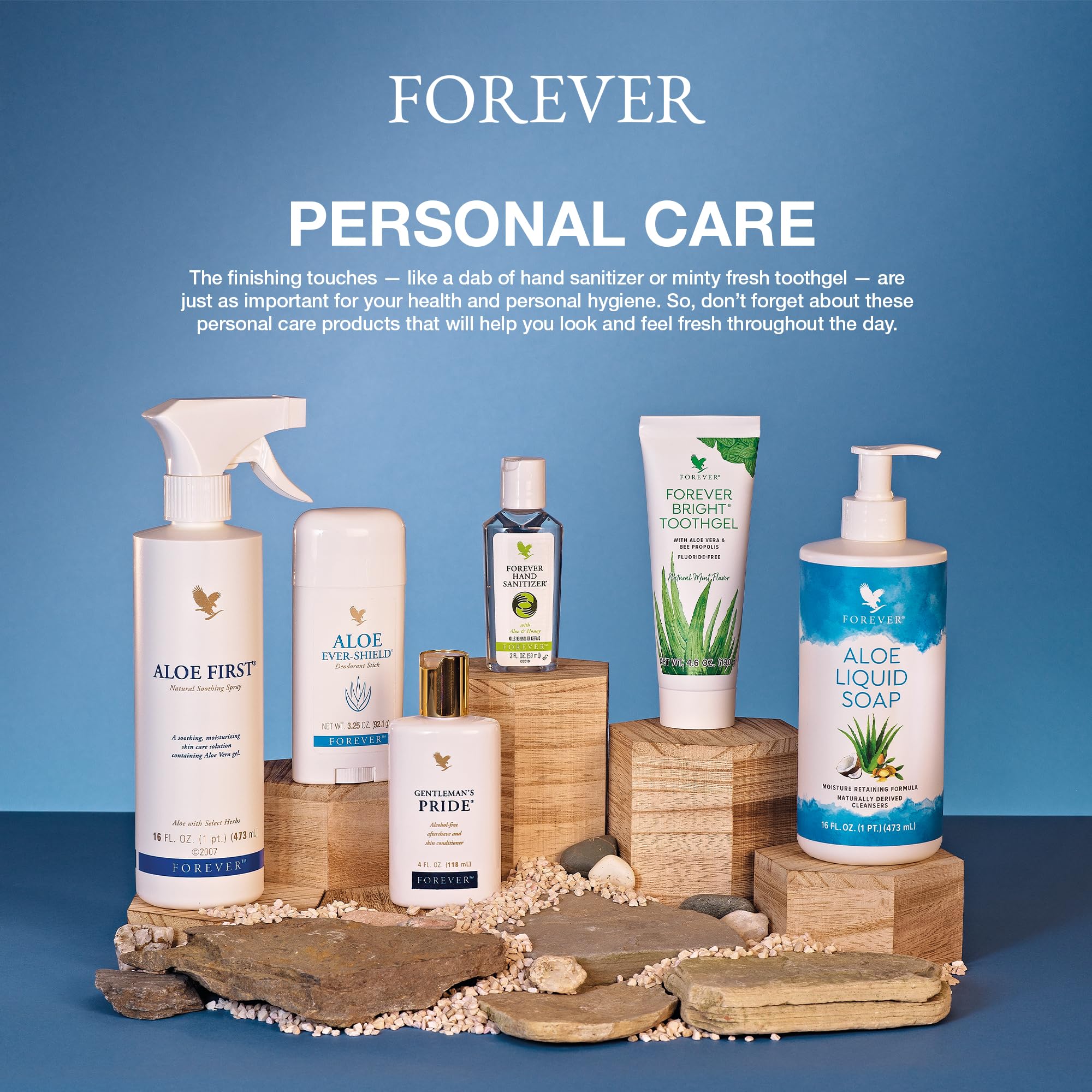 Forever Living Aloe Ever-Shield packaging-inside reveals product details for shoppers.