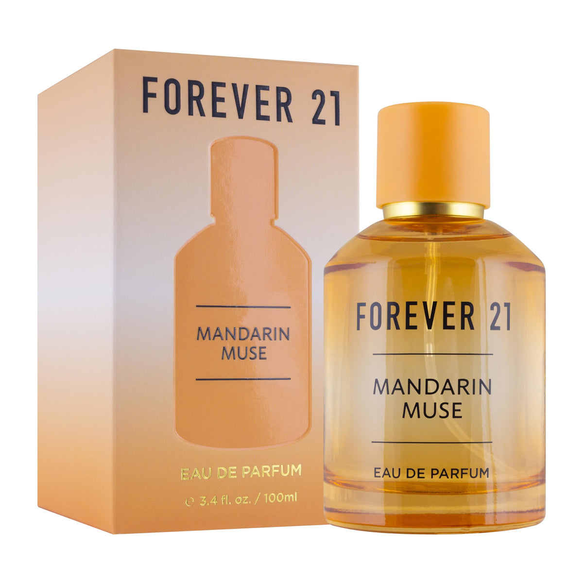 Forever 21 Mandarin Muse bottle front, ideal for everyday wear.