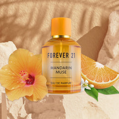 Forever 21 Mandarin Muse neroli mid-notes close-up, floral lift.