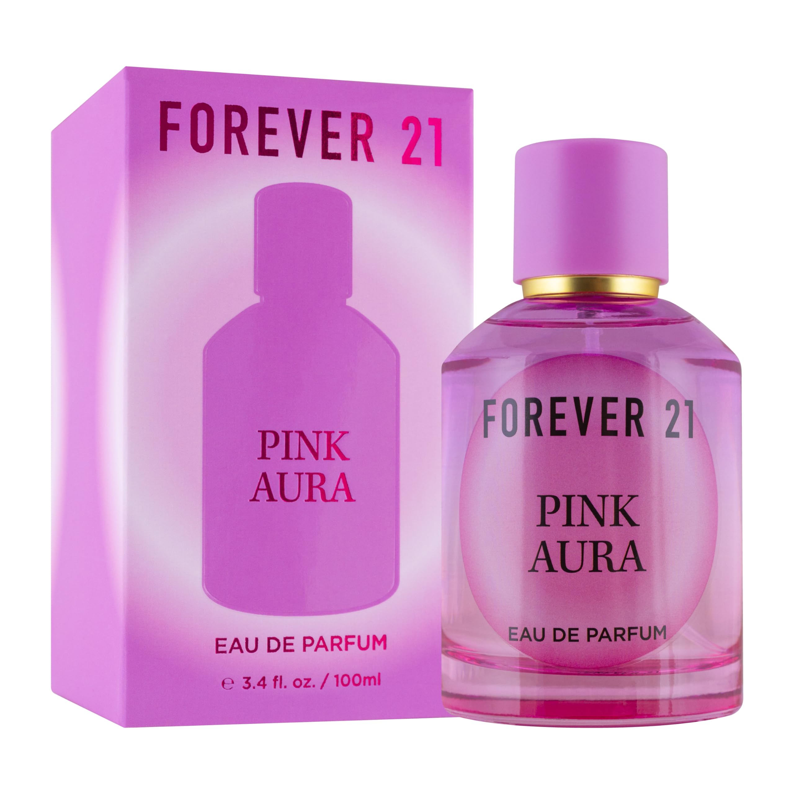 Forever 21 Pink Aura bottle 3-4oz ready for daily wear and refresh.