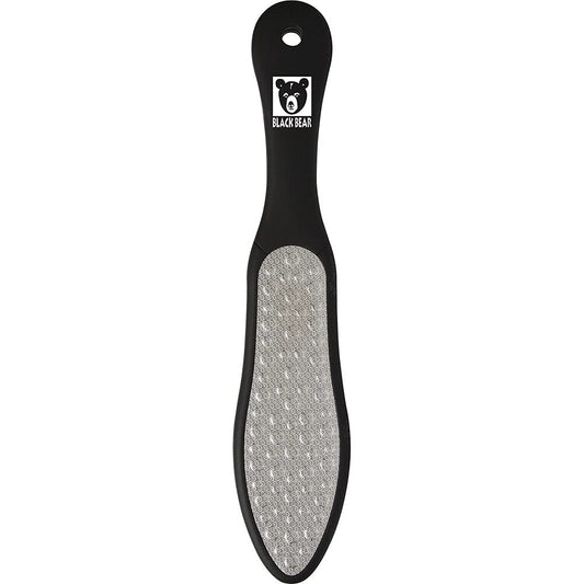 ForPro Black Bear pedicure file overview highlighting stainless steel construction