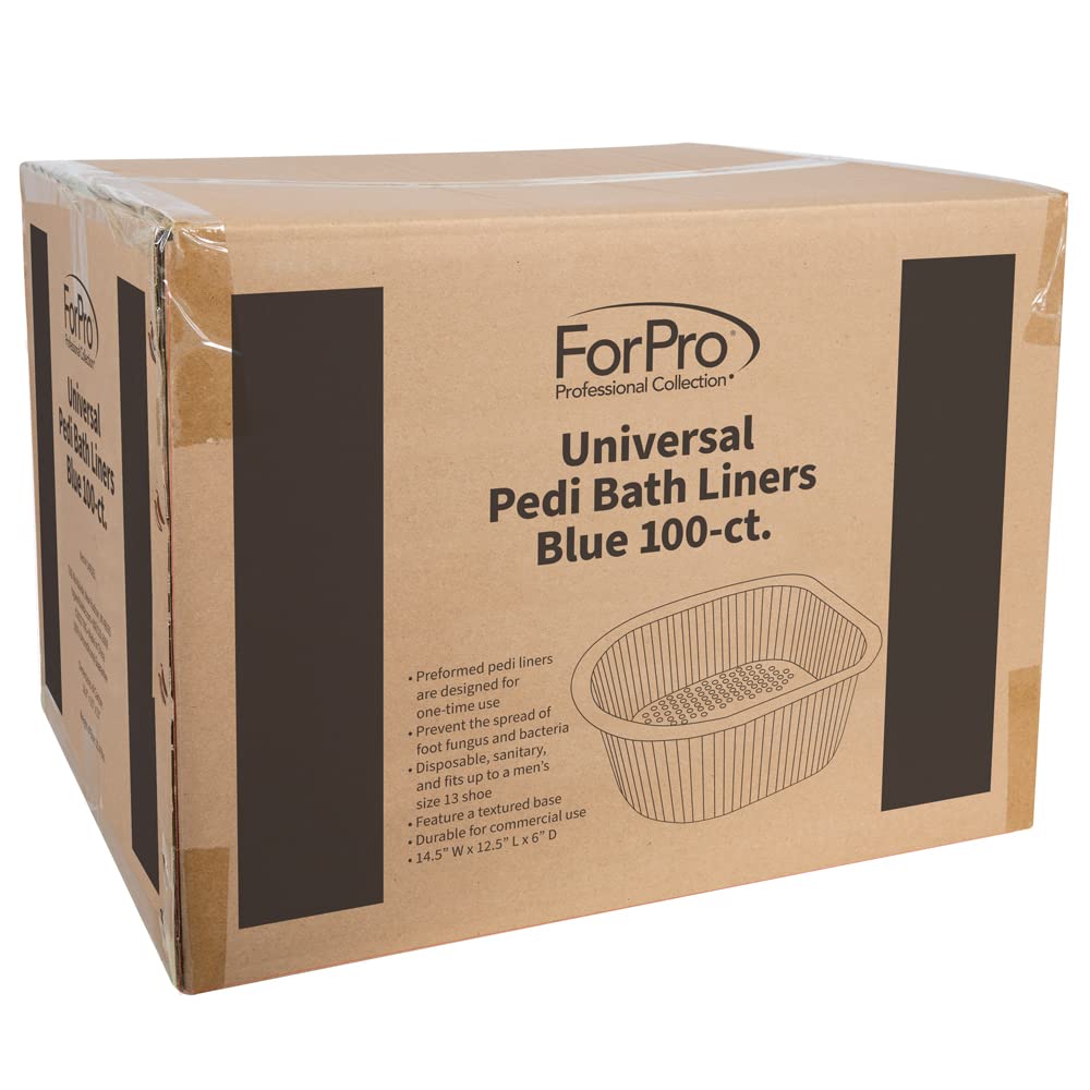 ForPro commercial-grade pedicure liners suitable for salons and home use.