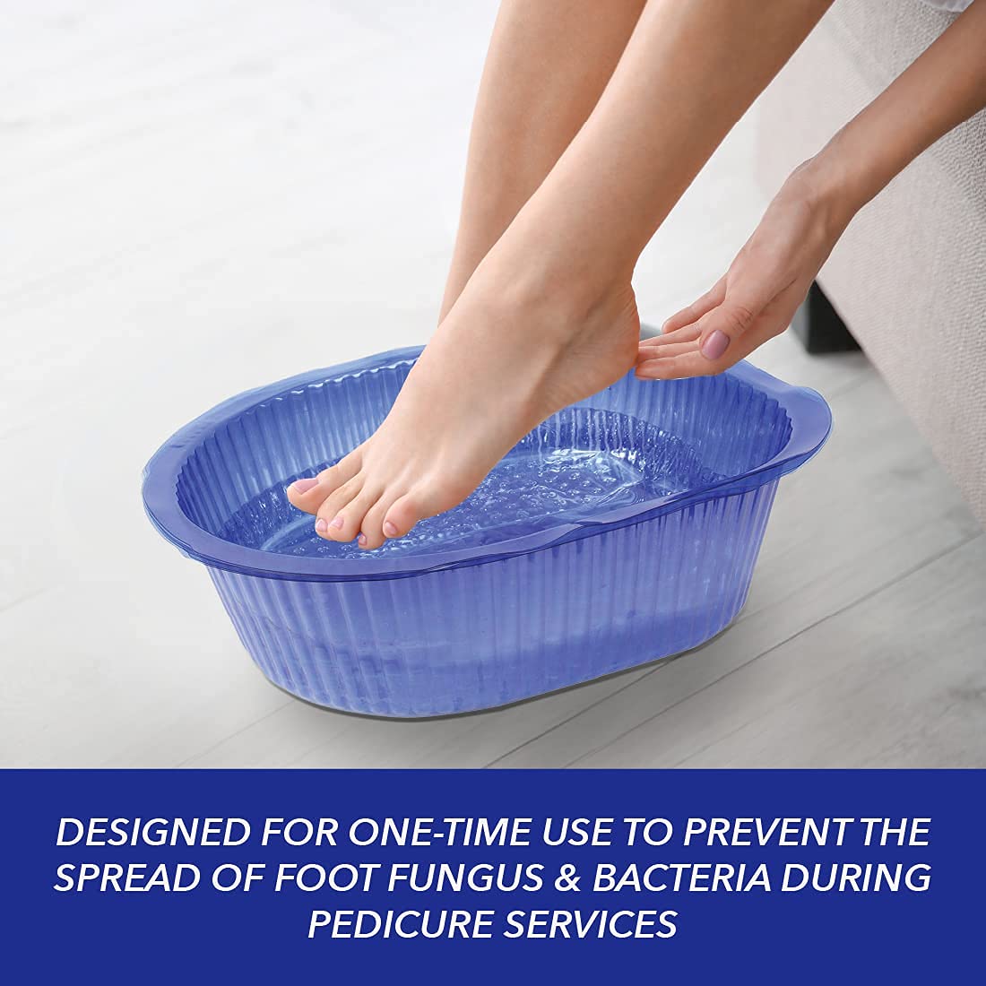ForPro disposable pedi liners ensure a hygienic, single-use pedicure experience.