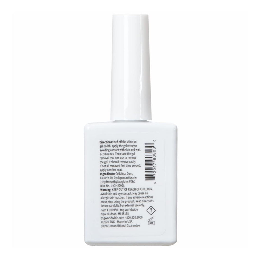 ForPro Expert Jiffy Gel Polish Remover application on nails enables fast gel removal.