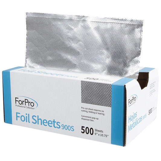 ForPro embossed foil sheets ideal for hair color application with secure grip.