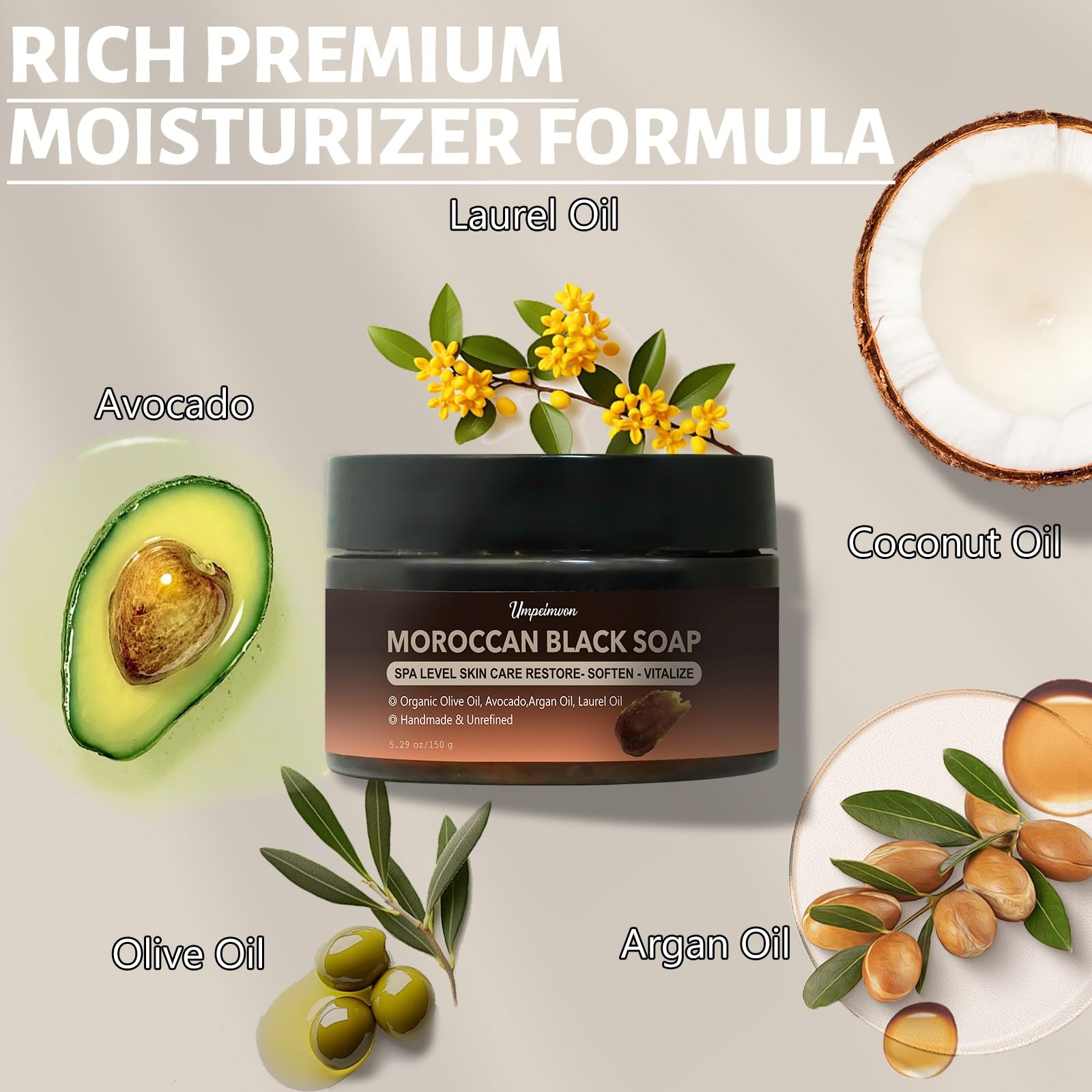 Forvirness Hammam-style foamy lather for thorough cleansing.