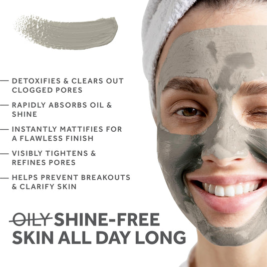 FOSSIL POWER facial mask mixing with clay for DIY skincare.