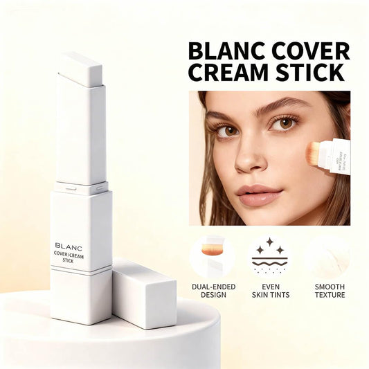 2 in 1 Foundation Stick With Brush built in ultra fine brush close up for blending