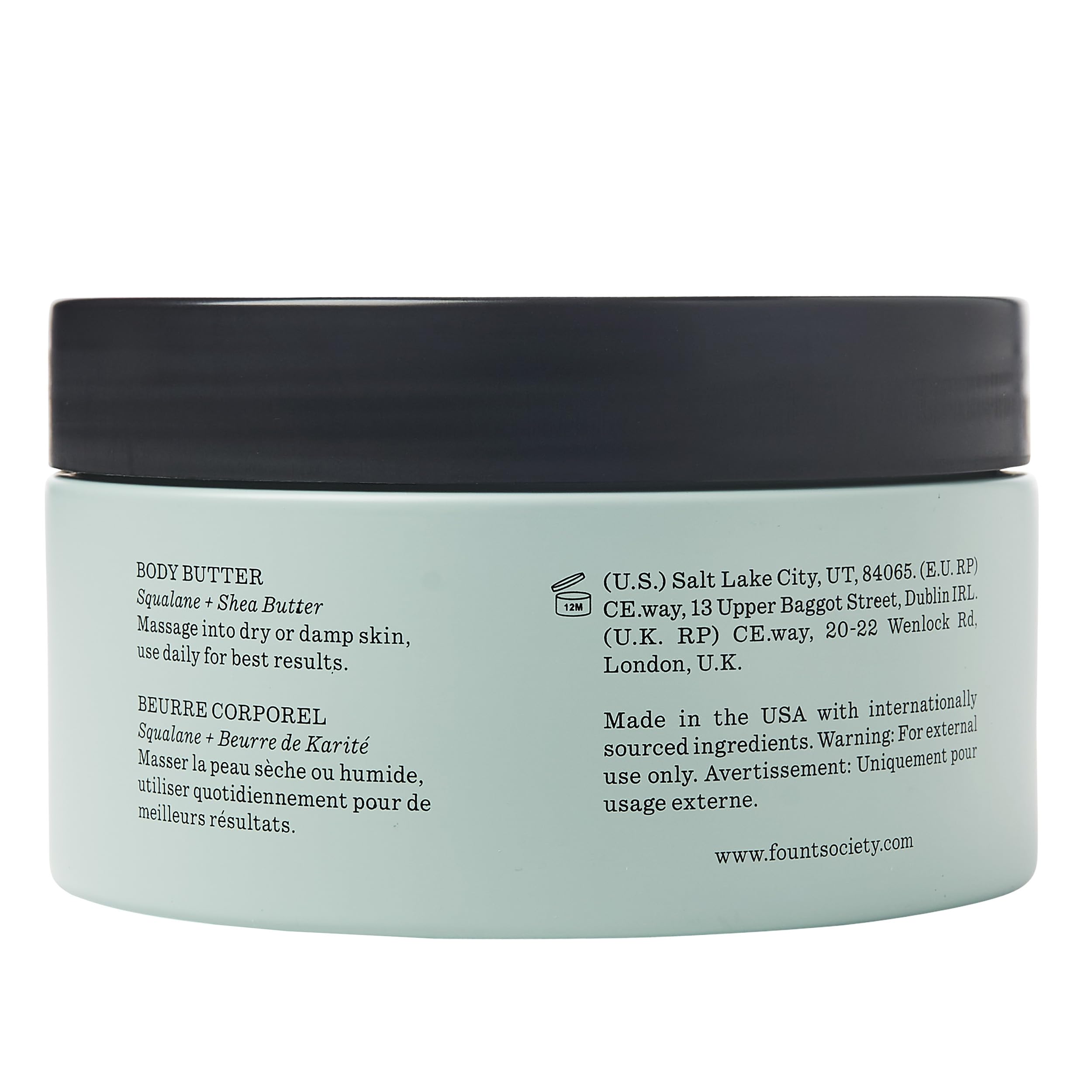 Fount Society Body Butter elbows and knees focus with smoothing nourishment