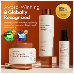 Four Reasons Vegan sulfate-free formula panel signals gentle cleansing and hair protection.