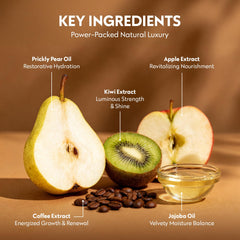 Four Reasons Moisturizing Bond Repair Shampoo demonstrates hydrating texture for frizz control.