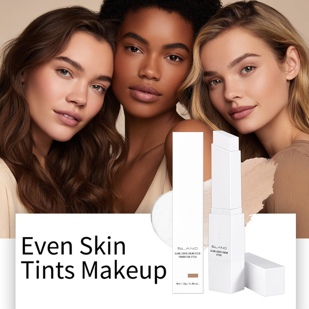 Fovcos Blanc Cover Cream Stick dual-ended design for easy blending