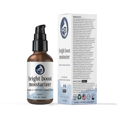 Foxbrim Naturals Bright Boost application on skin during routine.