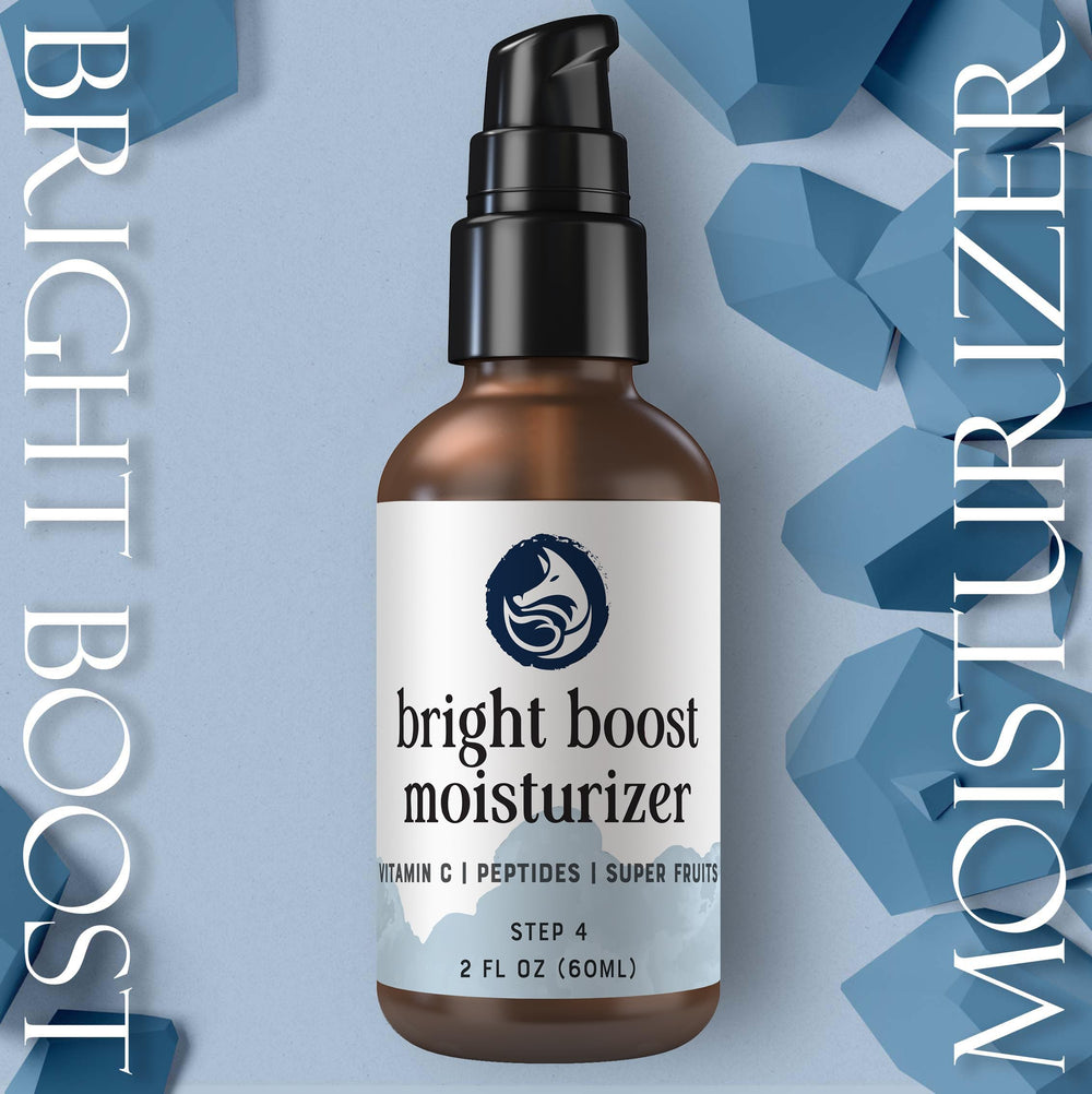 Foxbrim Naturals Bright Boost ingredients chart overview.