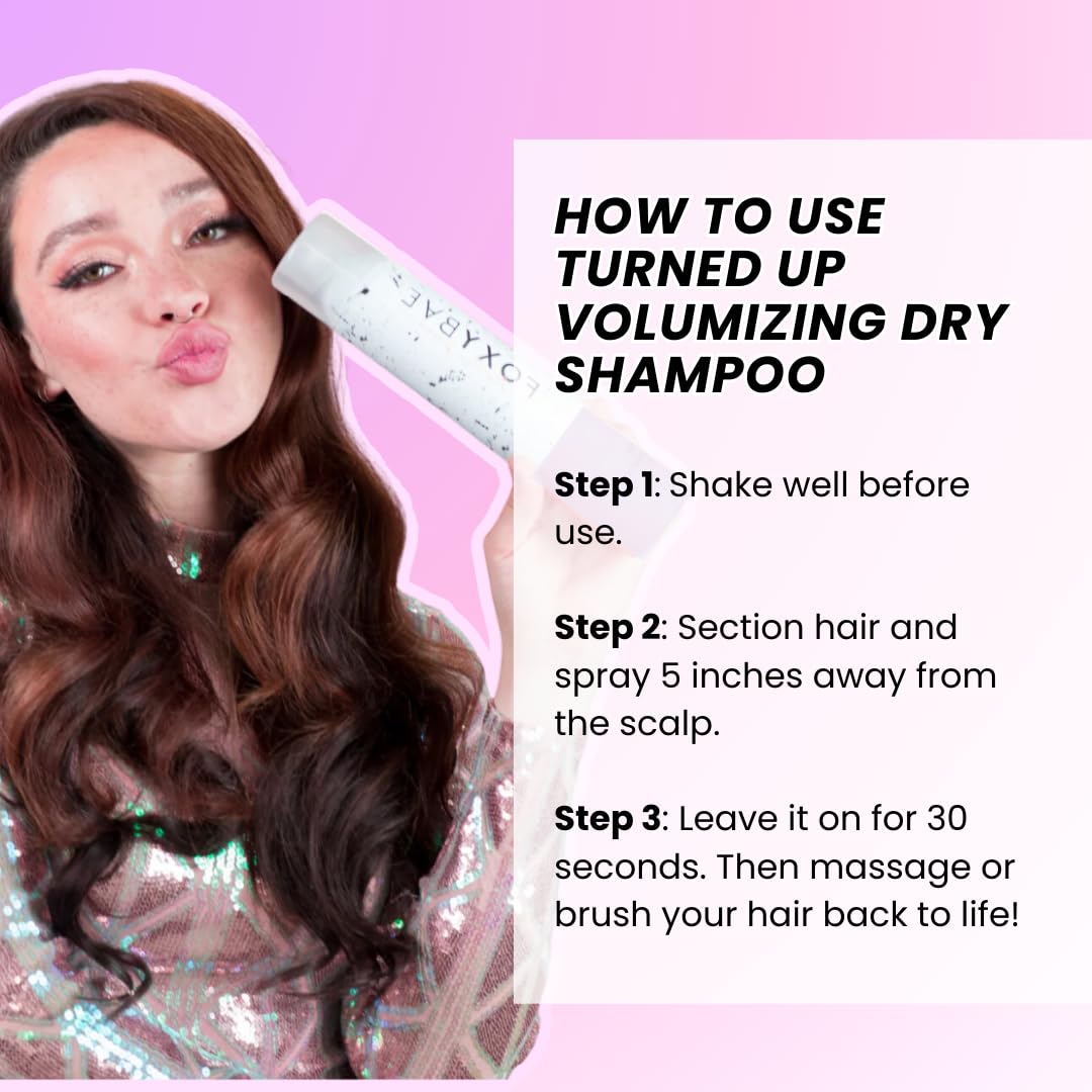 FoxyBae Turned Up sulfate-free formula protects color-treated hair.