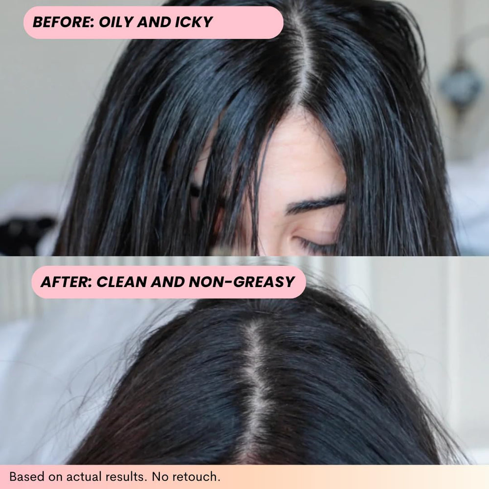 FoxyBae biotin-enriched formula at roots supports healthy-looking hair.