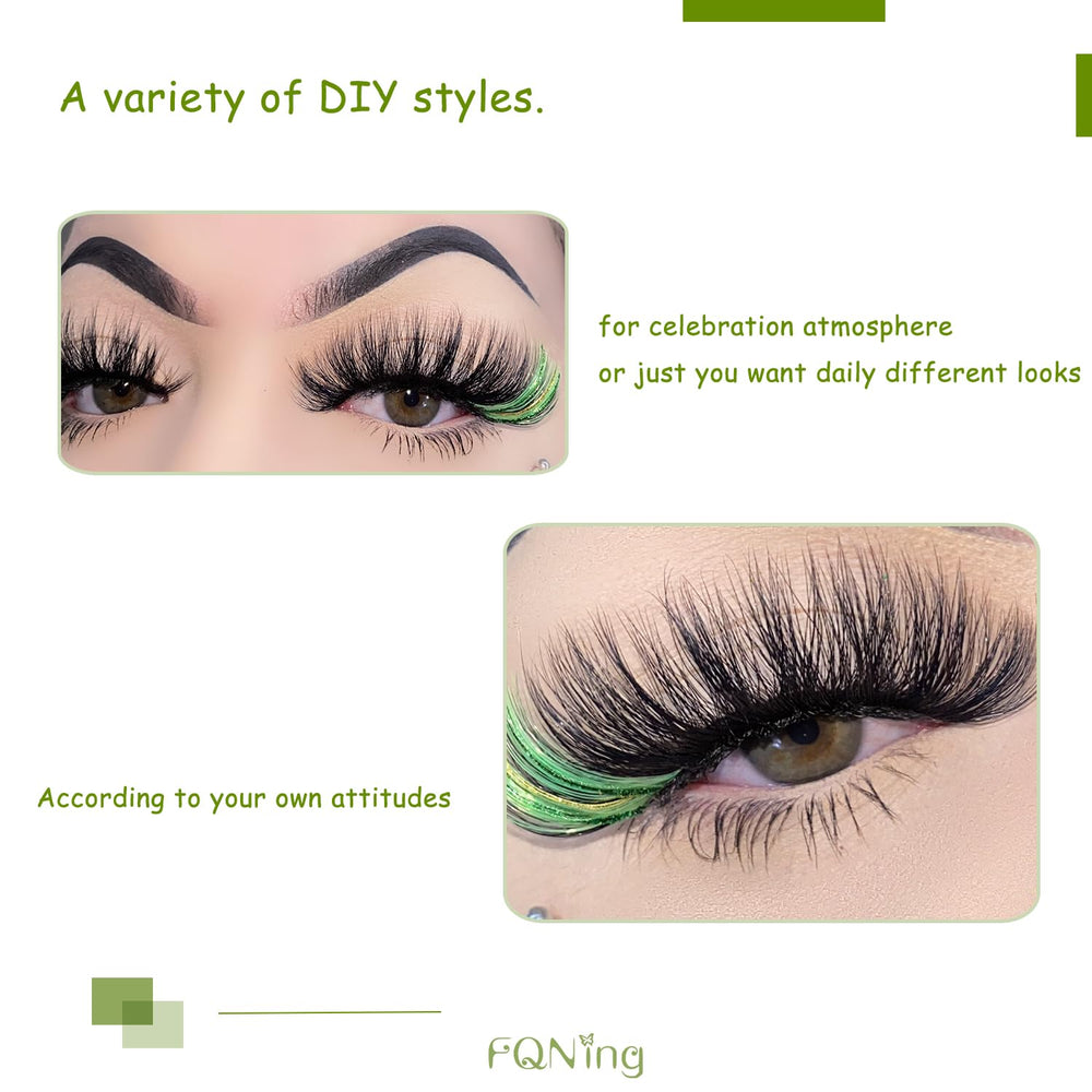 FQNing glitter lashes ideal for parties or weddings to elevate festive looks