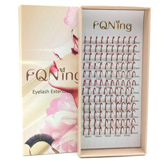 Sparkling red glitter lashes suited for parties and performances