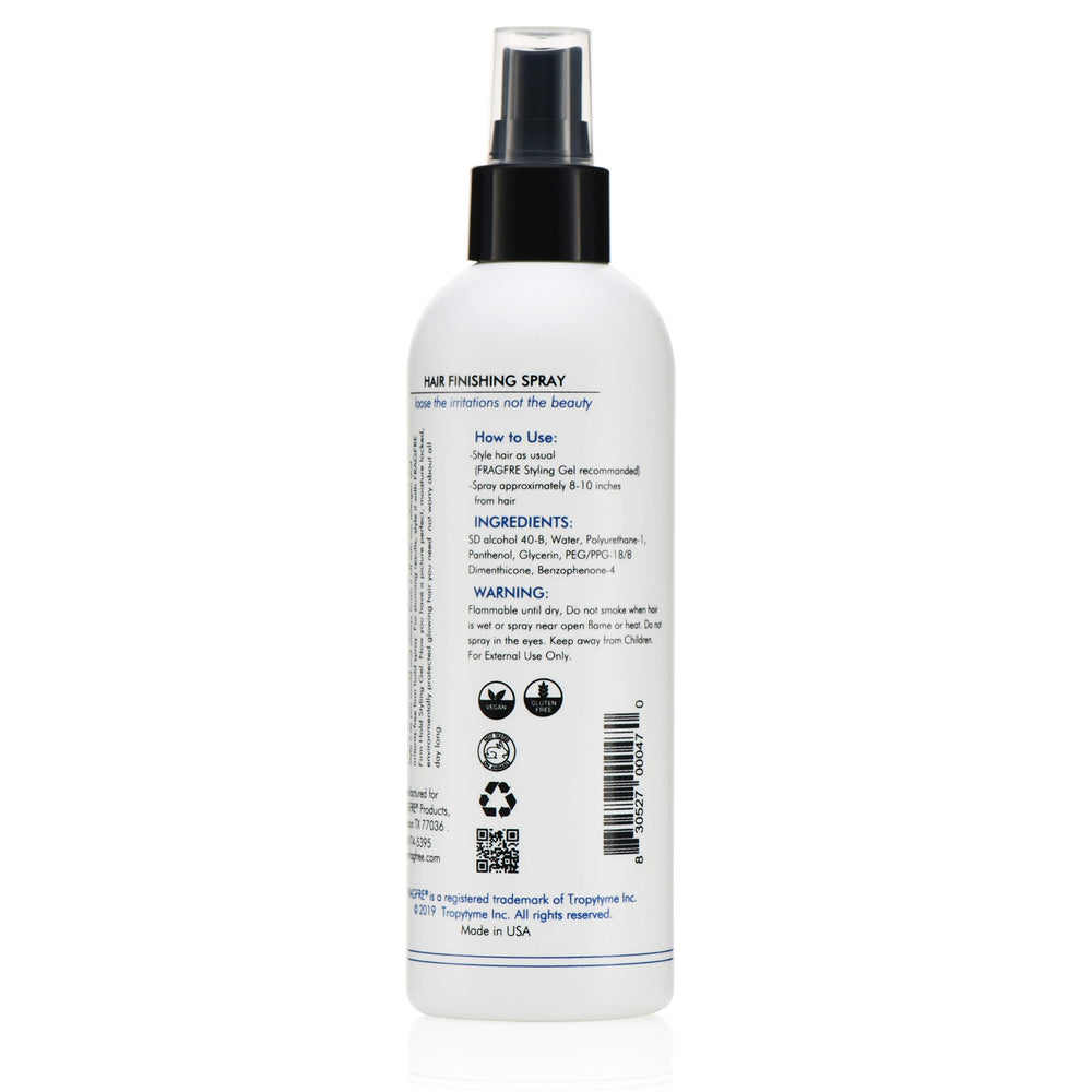 FRAGFRE vegan gluten-free label emphasizes clean formula.