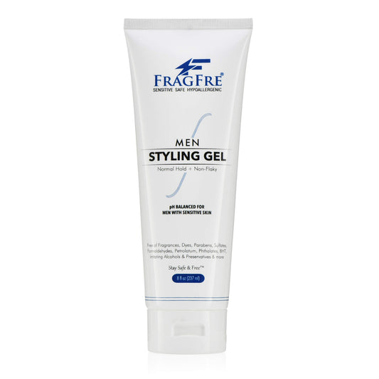 FRAGFRE men hair gel anti-humidity bottle showing strong hold without stiffness