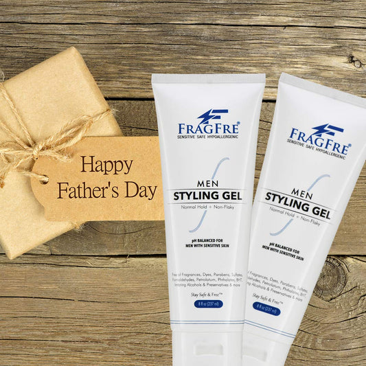 FRAGFRE men hair gel unscented tube for natural styles on sensitive skin