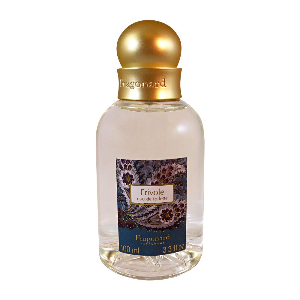 Fragonard Frivole EDT bottle side view highlighting portability