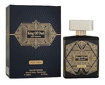 Fragrance Couture King of Oud bottle, long-lasting scent for daily wear.