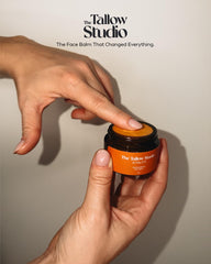 Fragrance-free label indicating clean, simple ingredients for sensitive skin