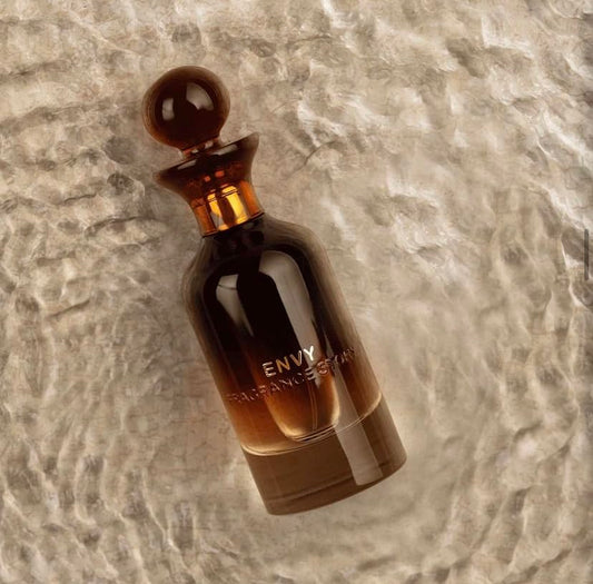 Fragrance Story ENVY packaging, secure sealed box preserves freshness and allure