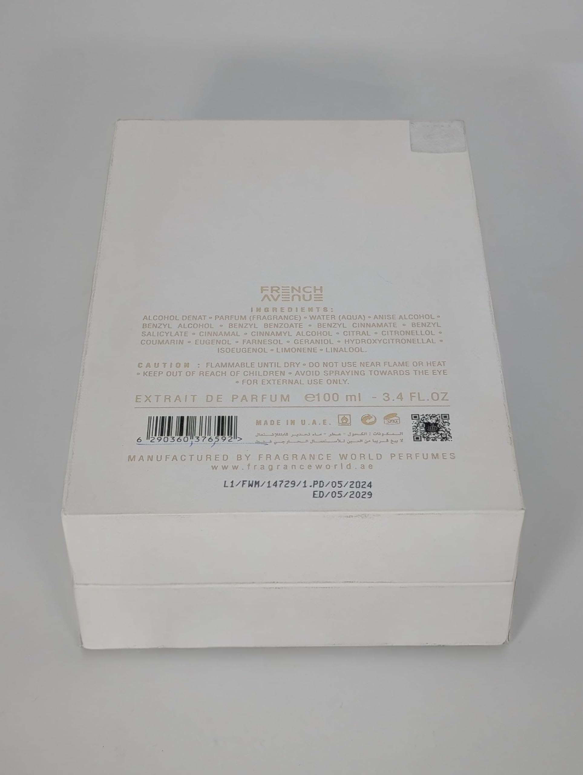 Fragrance World Irida top notes cherry-ginger opening