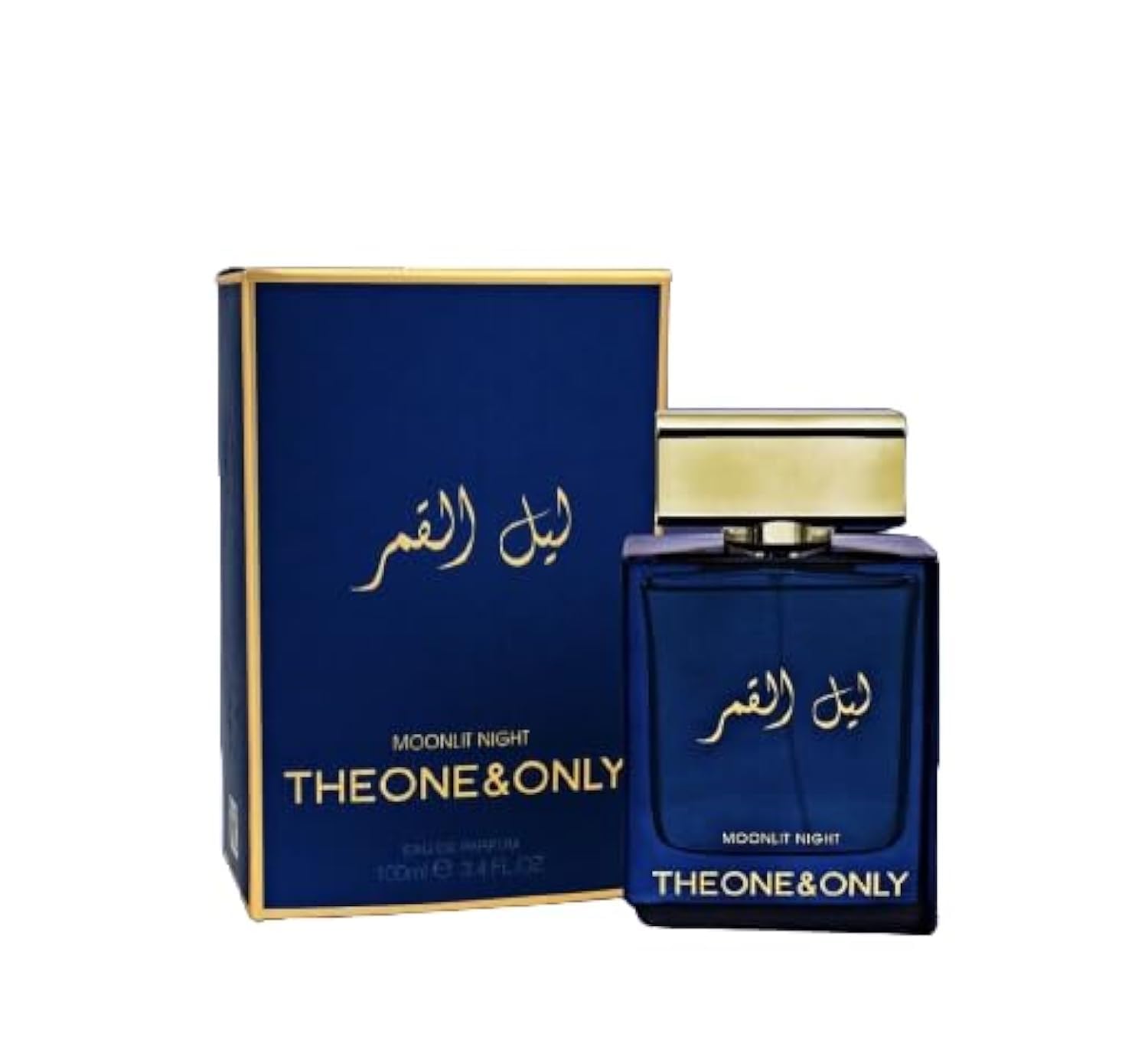Moonlit Night EDP bottle front view by Fragrance World, ideal for versatile daily or evening wear.