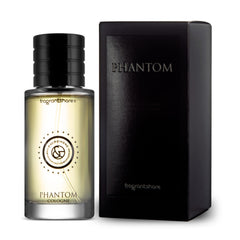 FragrantShare Phantom bottle front, bold masculine presence for everyday confidence