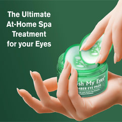 Fran Wilson Nourish My Eyes cucumber pad close-up, soothing pre-moistened eye care.